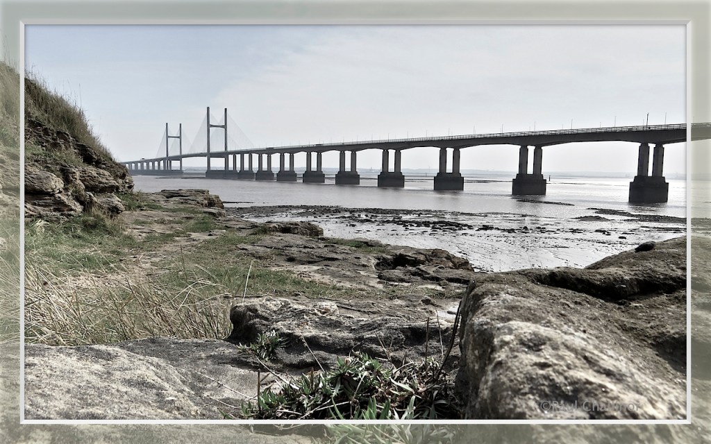 New Severn Bridge from the foreshore