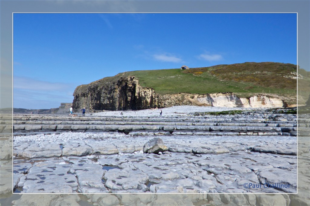 Limestone pavements at Cwm Nash Beach
