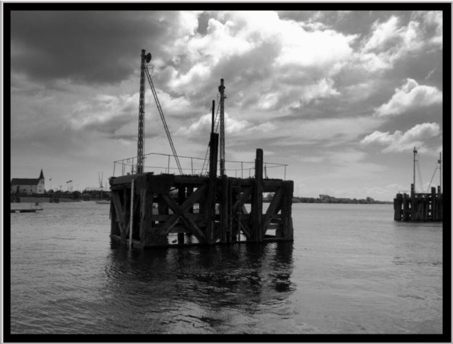 The old dock piers are still great features and reminders of the old docks.