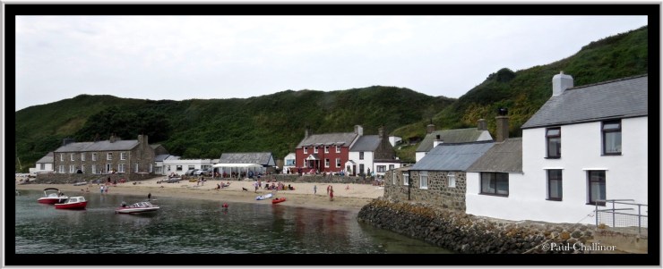 The Ty Coch Inn lives up to its name - The Red House Inn.