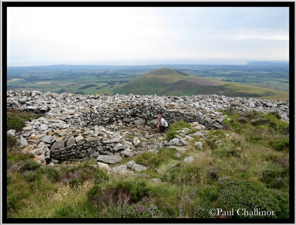 One of the houses situated right next to the wall.