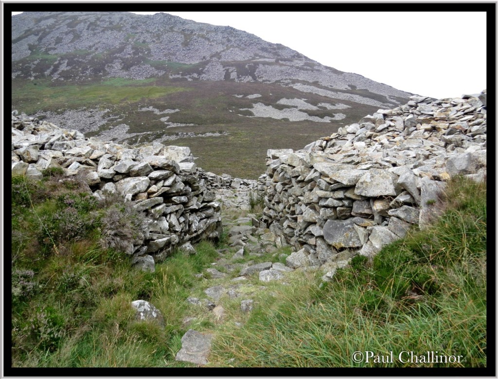 One of the entrances into the fort. The walls here are still almost 2 meters high.