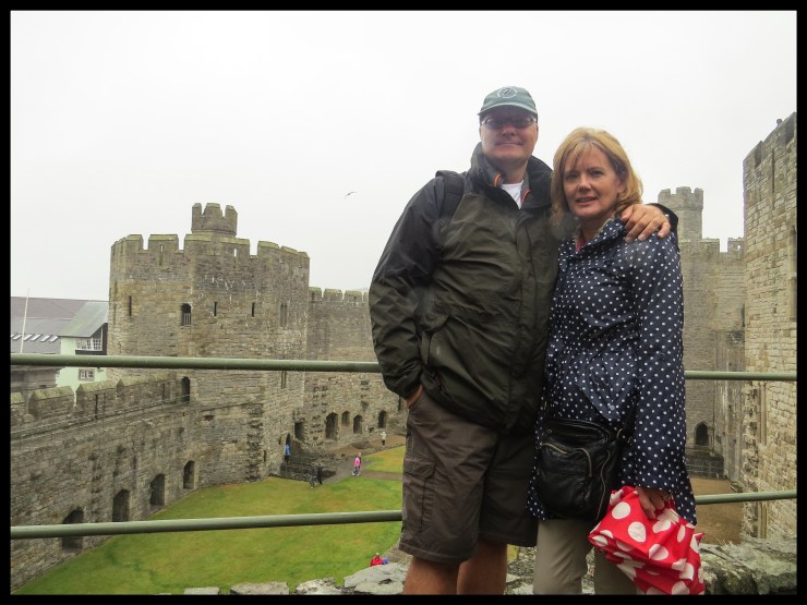 We've stormed the main gate, and scaled the battlements. Both of us trying not to look as if we'd prefer to be back I the cafe drinking coffee.
