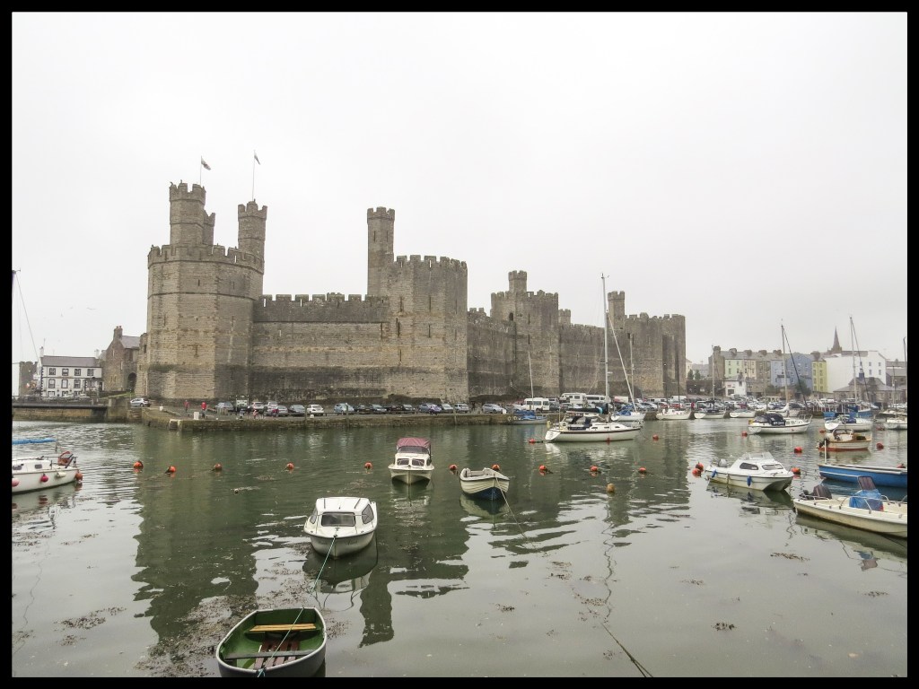 Still raining and looking increasingly grey, but the walls are still impressive.