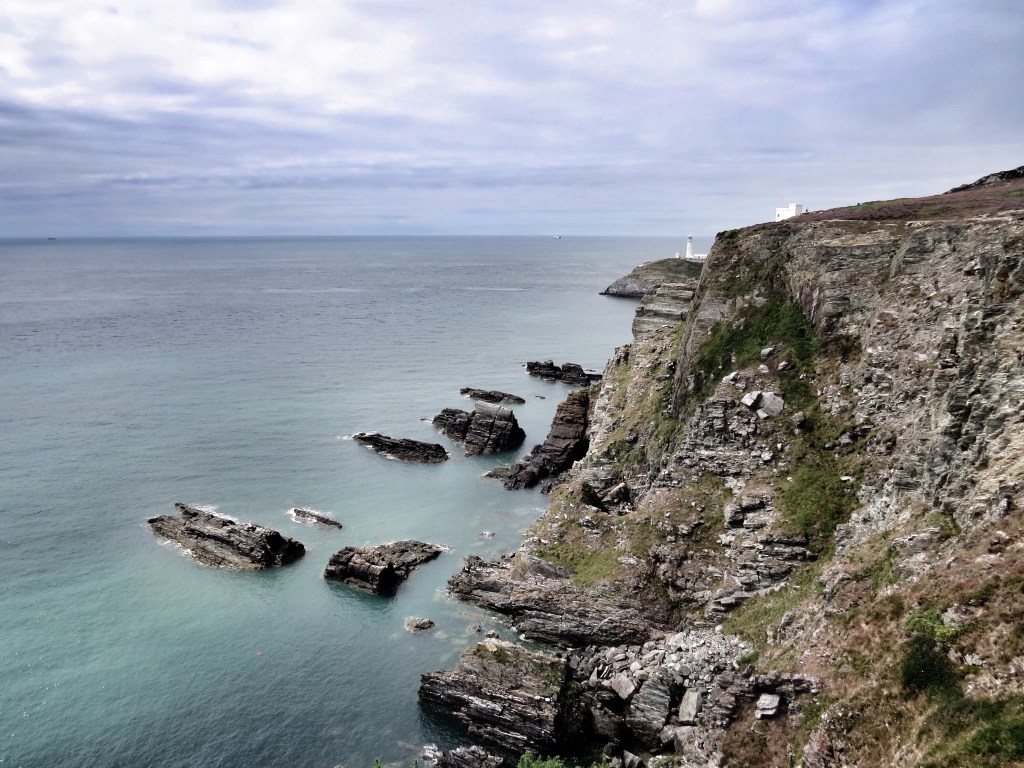 The lighthouse is just coming into view.