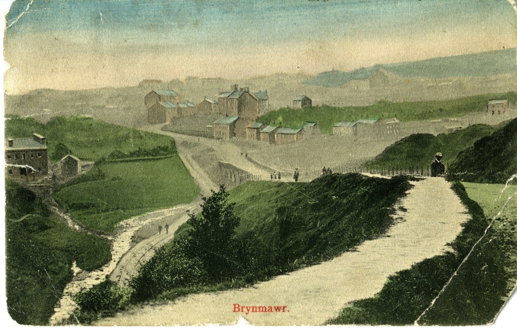 A postcard showing Brynmawr around 1900 (1).