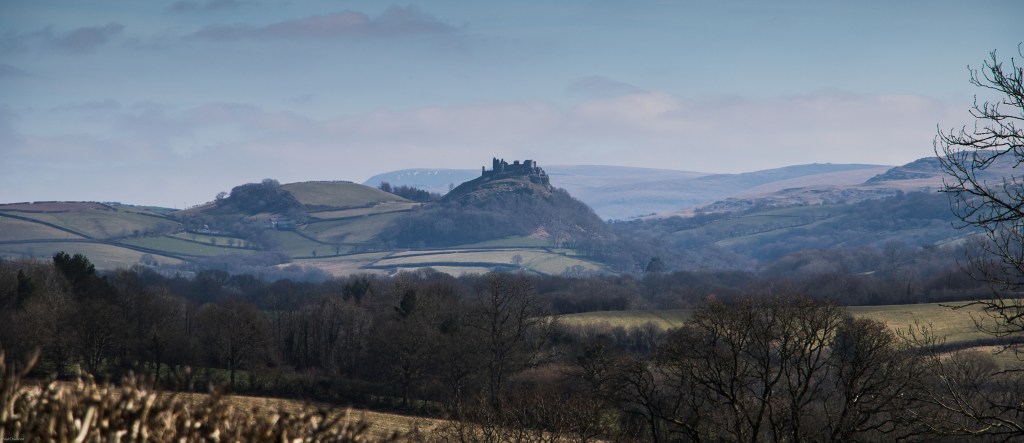 The view as we approached down narrow lanes.