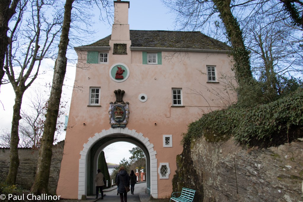 The main gateway into the village