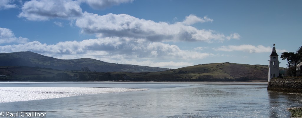 Looking south across the estuary from the hotel.
