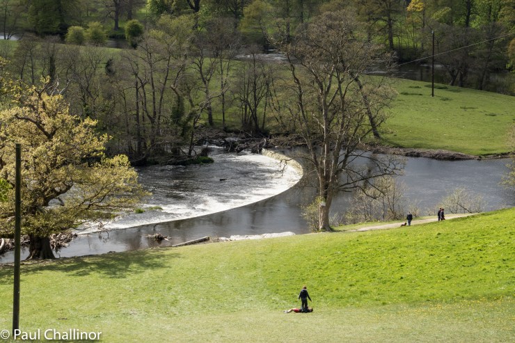 The Horseshoe Falls, where pat of the River Dee is diverted into the Llangollen Canal