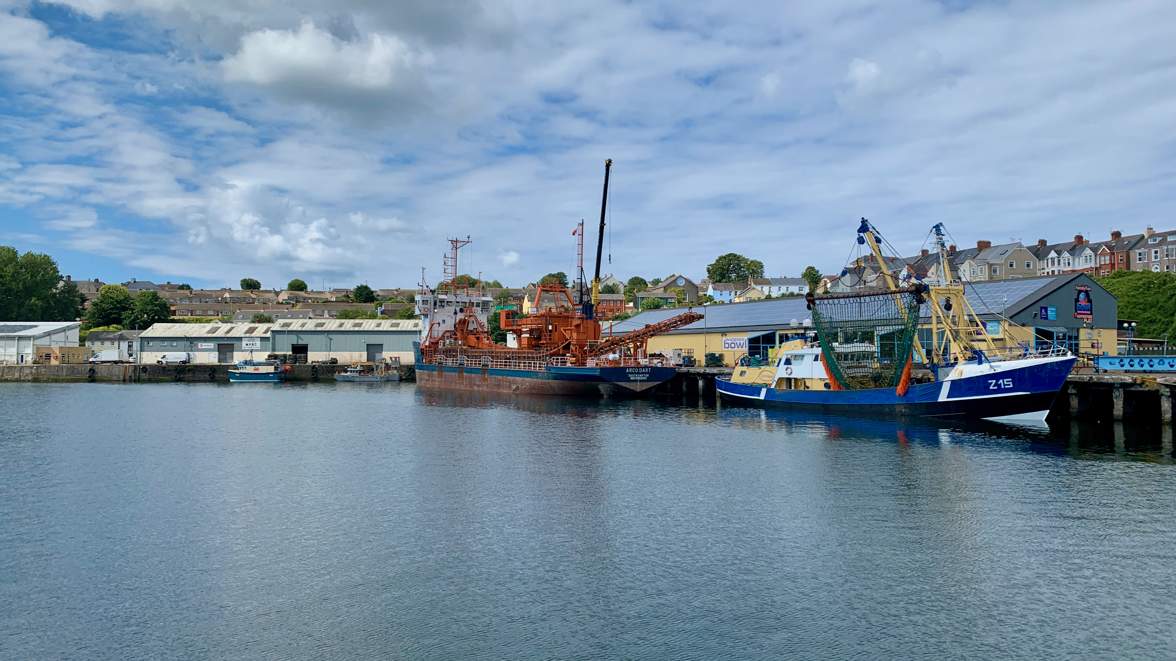 Ships in port at Milford Haven