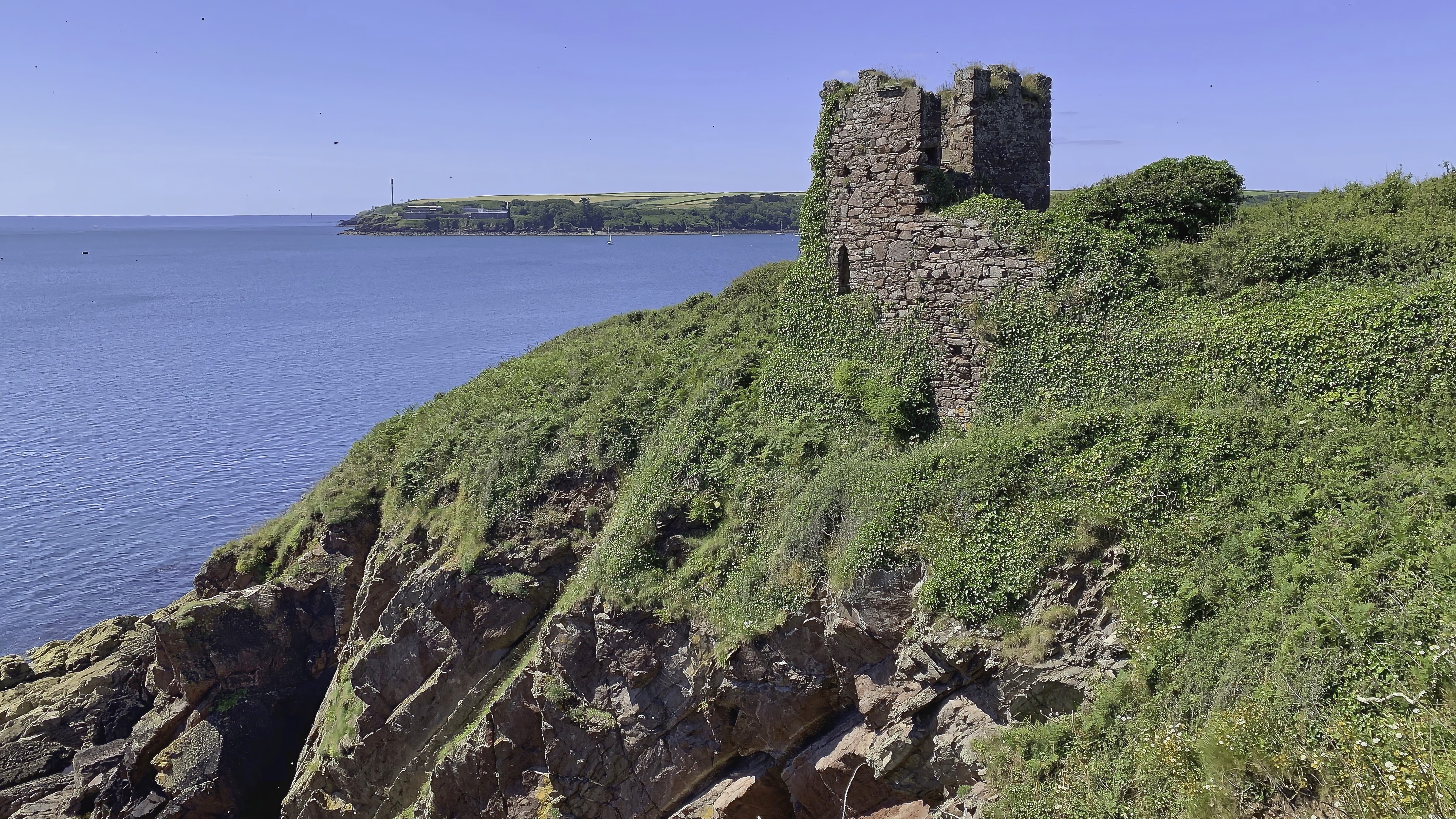 Cliff top folly above Monk Haven.