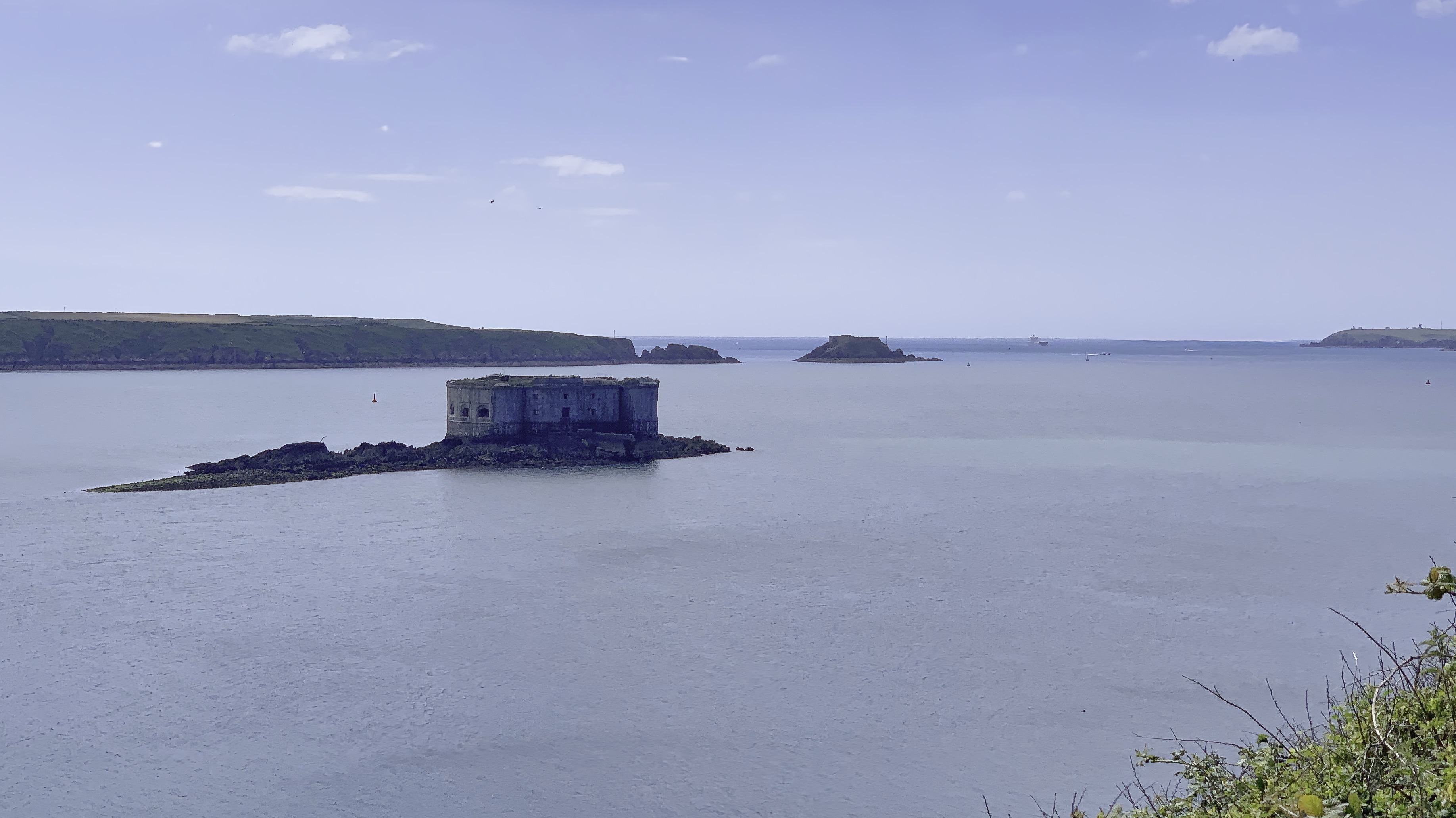 Stack Rock Fort now a quiet and abandoned sentinel.
